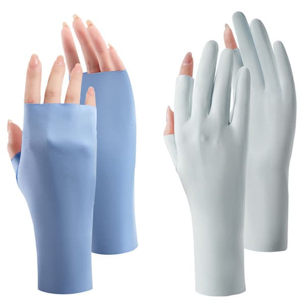 Dame Solbeskyttelse Fingerløse Hansker, UV-beskyttelse, Lett