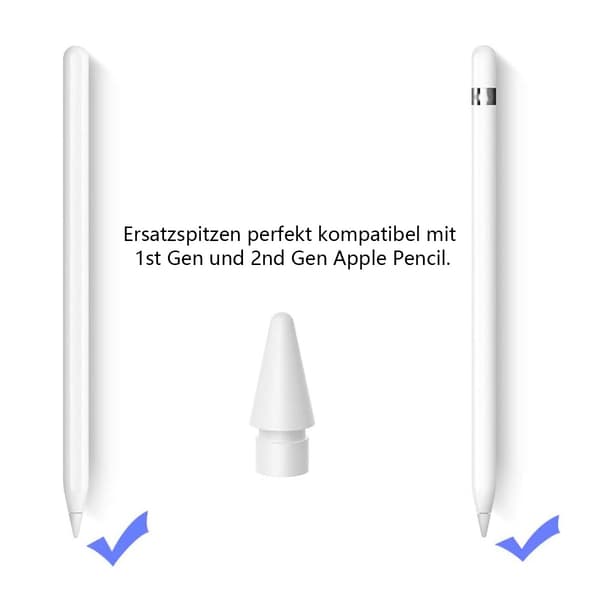 Erstatningsspidser til iPad-pen nr. 1 og nr. 2, iPad-pennespidser