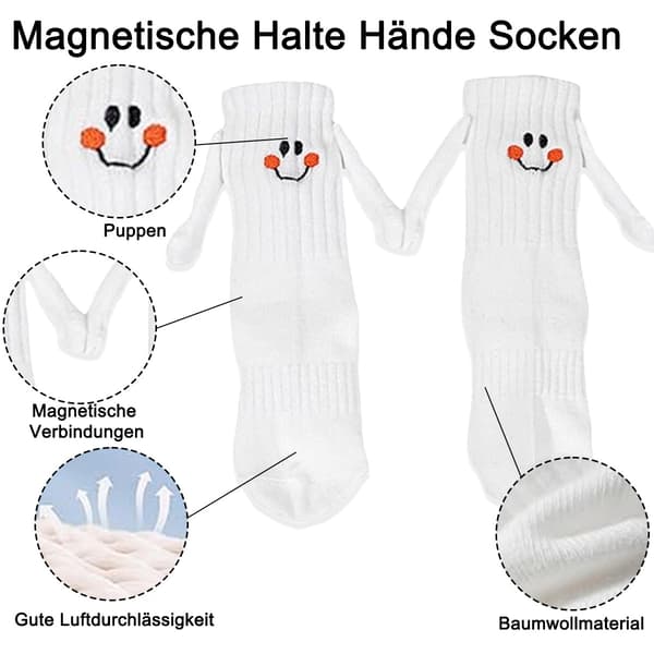 Magnetiska strumpor, Hand i hand-strumpor, Vänskapsstrumpor, för barn