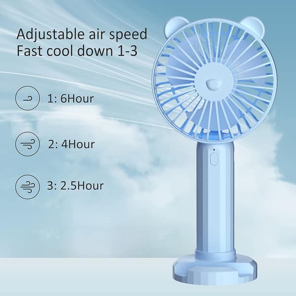 Manuel ventilator, Gsedaox, 3 hastigheder, Blå