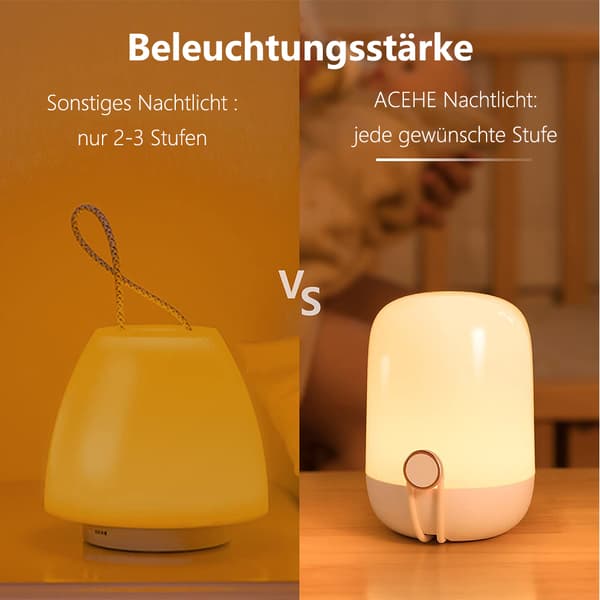 Natlampe, LED stille natlampe
