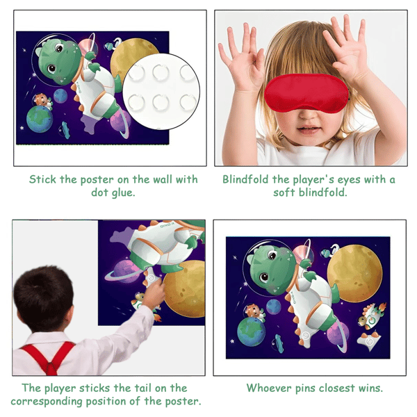 Dinosaur Plakat Blindfold Festspil