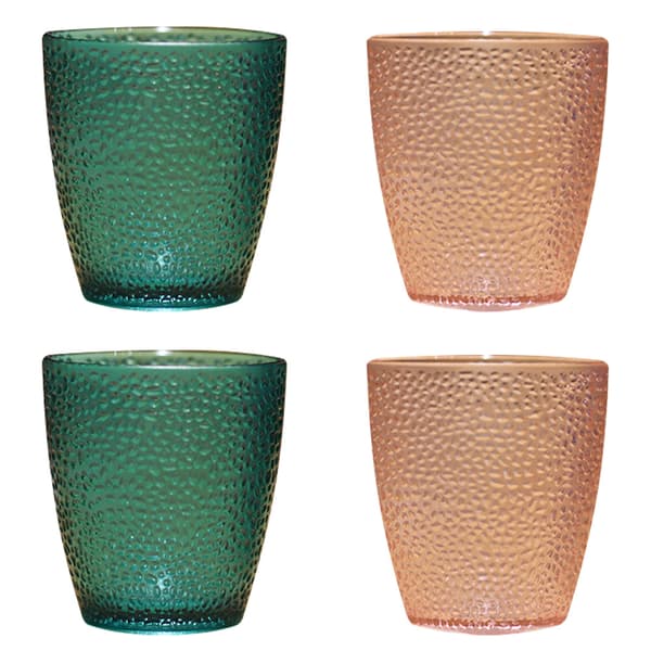 Plastglas Okrossbara Stapelbara, 220 ml Camping Dricksglas