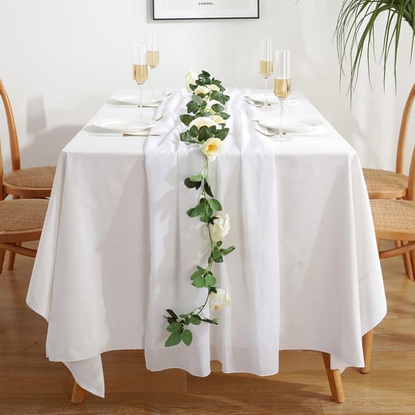 Bordløber Chiffon, 30*300 cm, Table Runner, Bordpynt Bryllup