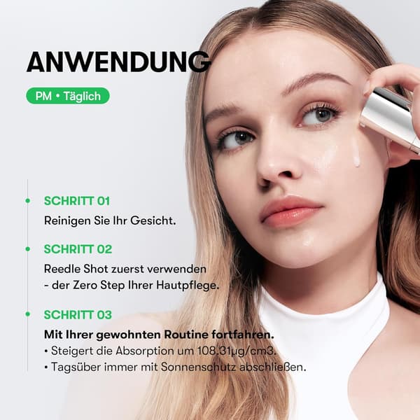 Serum til porepleje og eksfoliering, indeholder Centella Asiatica-ekstrakt.