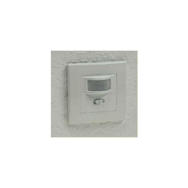 Innfelt veggbryter med bevegelsessensor 160° for lamper LED-pærer, halogen