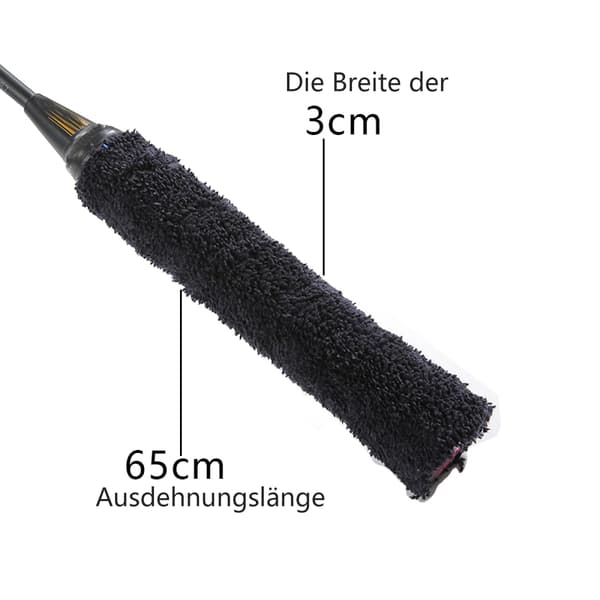 Bomuldshåndklædegreb, superabsorberende håndklæde til badminton