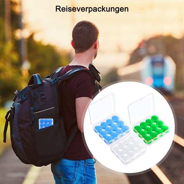 Silikone ørepropper, høreværn til søvn, til voksne