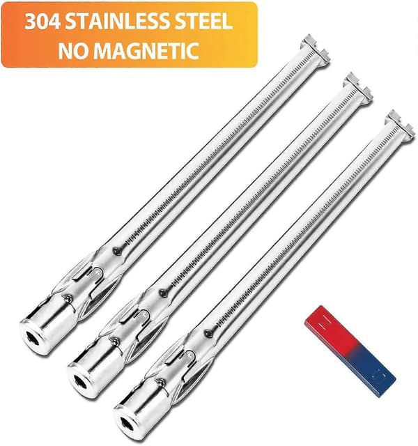 Grillbrenner i rustfritt stål for Weber Genesis 300-serien (19,5 tommer) - E310, E320, E330, S310, S320, S330