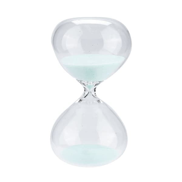 15 Minutter Sylinderformet Timeglass Sand Timer Sandglass