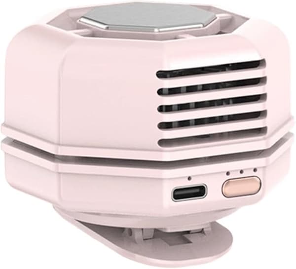 3-trins 360° roterende clip-ventilator, bærbar køleventilator til flere scener.
