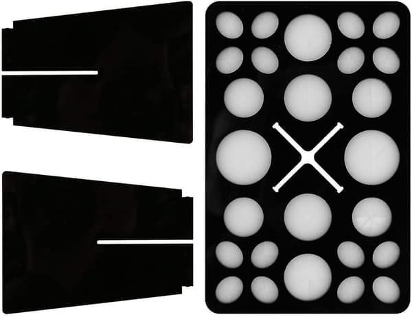Makeup Børste Tørrestativ, Sammenklappeligt Makeup Børsteholder