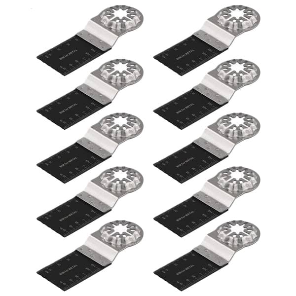 Starlock Multiverktyg, 10 Sticksågsblad, Multiverktyg Bimetallverktyg