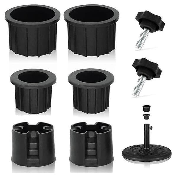 8 st Paraplybas Ställ Hål Ring Plug Lock och Lock Patio Paraplyställ Ersättningsdelar Ställ