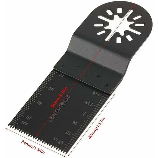20 st 34 mm snabbkopplande oscillerande sågblad, multifunktionella skärblad