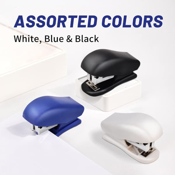 Mini stiftemaskin med stifter, stiftemaskin for kontorpult, liten stiftemaskin