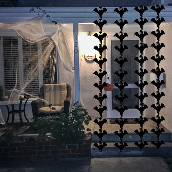 Halloween-riippukoristeet, lepakko, kummitustaloon