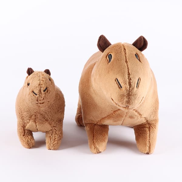 2 stk. Capybara Plyslegetøj, Capybara Kæledyr, Til børn