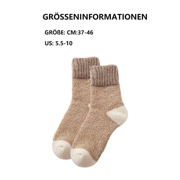 5 par tjocka vintersockor, termostrumpor varma