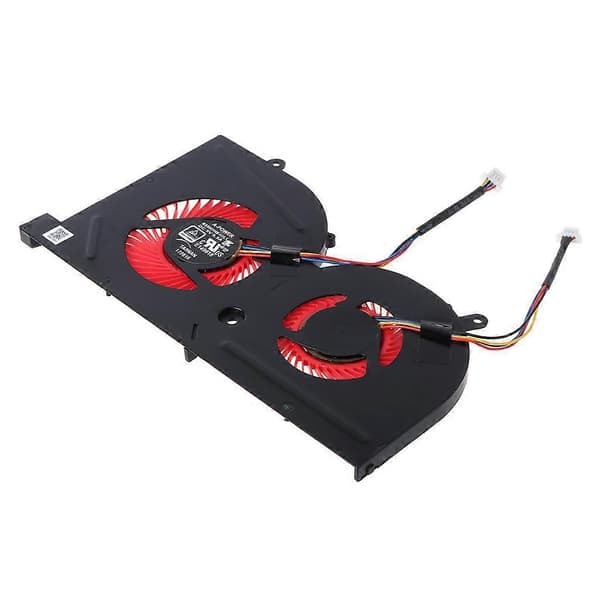 5V 0.5A Laptop Køleventilator til MSI GS63VR GS63 GS73 GS73VR MS-17B1 Pro CPU BS5005HS-U2F1 CPU BS5005HS-U2L1 Blæsere Sort