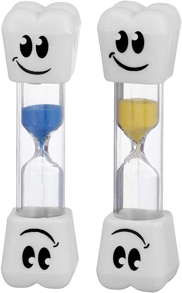 2-minuters timglas i olika färger (2-pack)