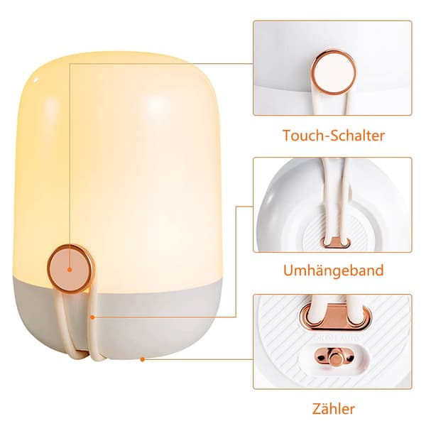 Natlampe, LED stille natlampe