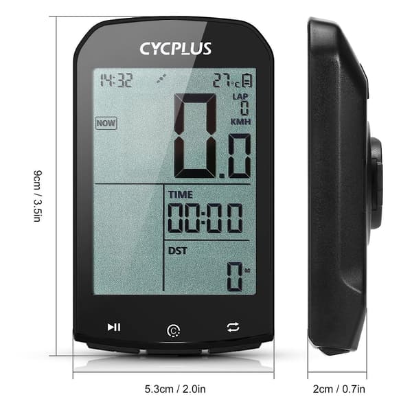 Smart GPS sykkelcomputer BT 4.0 ANT+ trådløs sykkelcomputer digitalt speedometer bakgrunnsbelysning IPX6 Acc