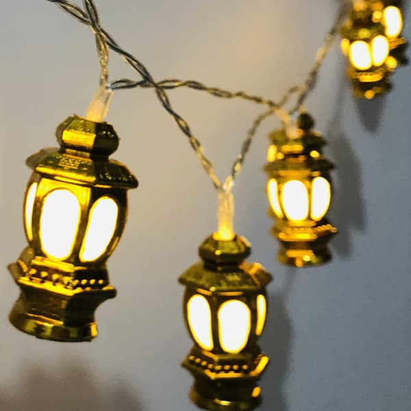 LED Lyskæde til Muslimske Ramadan Eid Lanterner Eventyr Lampe