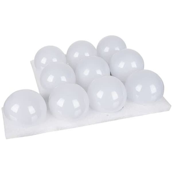 LED-belysning til makeup- og frisørspejle - spejlmontering, hvid.