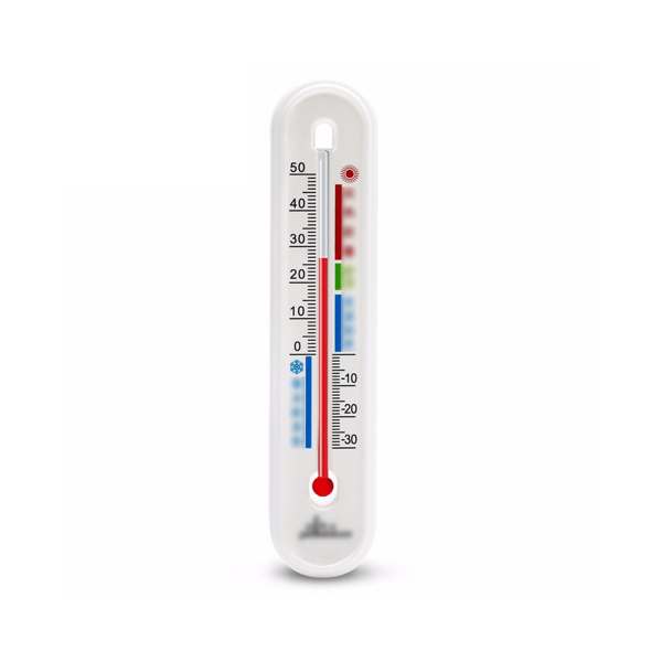 Lång termometer kylskåp inomhus hushåll väggmonterad magnetisk adsorptionstermometer