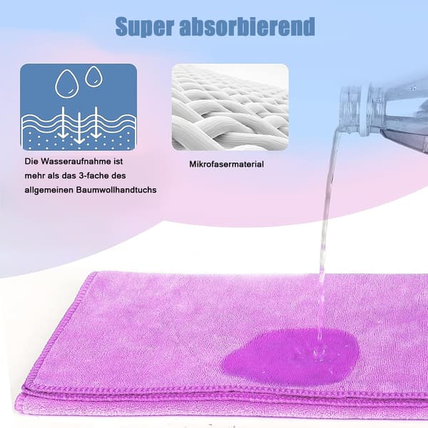 Mikrofiber Håndklæde Hår hurtigtørrende håndklæde hår