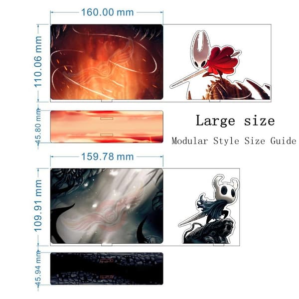 Hollow Knight Silksong spil periferi stander 2 stk.