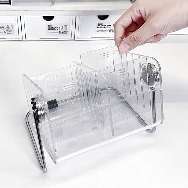 Makeup Bakke Holder Organizer Kosmetik Display Case Bordplade Skrivebord