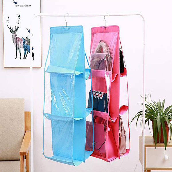 Handväskorganiserare, transparent, hängande