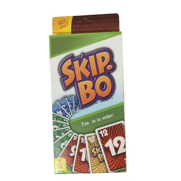 Skip-Bo -korttipeli, lautapeli, korttipeli juhliin