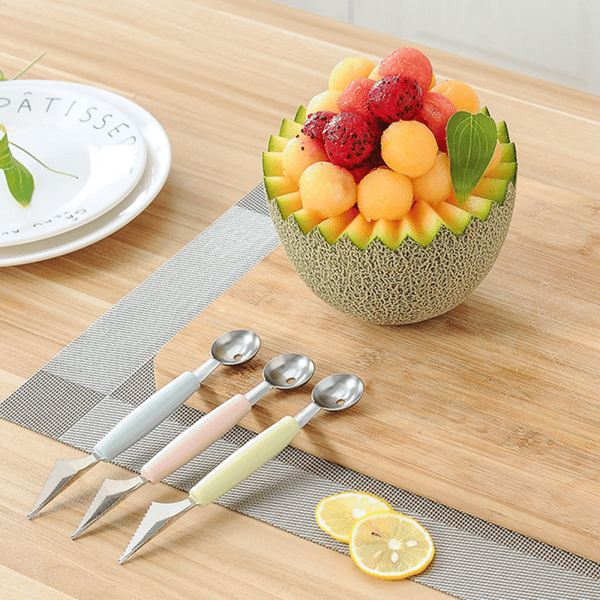 Melonskje for DIY Fruktskje Kuleformer