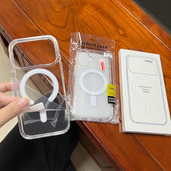 iPhone 17 Pro C MagSafe-deksel, Klar – Tynt og støtsikkert