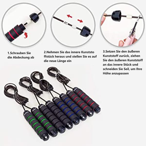 Hopprep Speed Rope Hopprep Vuxna med Kullager