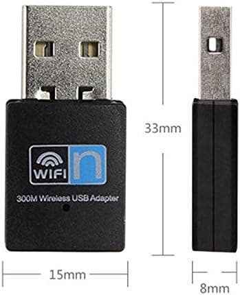 300 Mbps USB WiFi-adapter til højhastigheds-internetforbindelse på din bærbare eller stationære pc