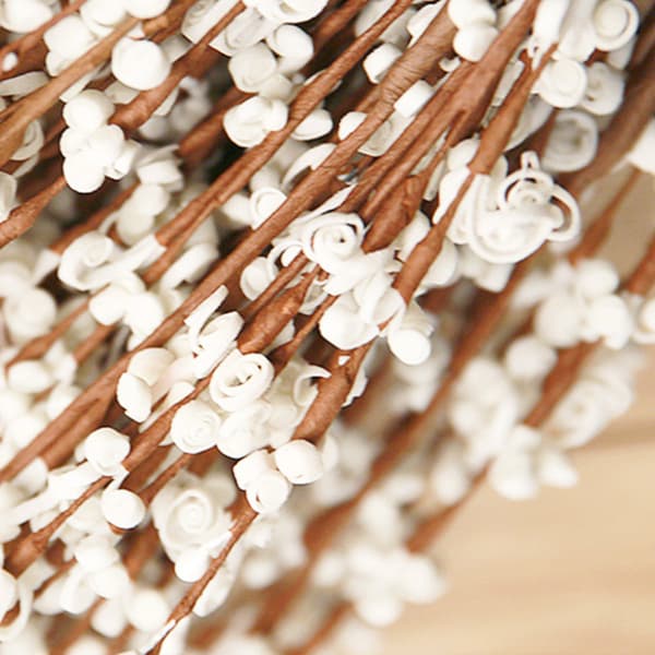10 stk. kunstige blomster, kunstige vinterjasminblomster