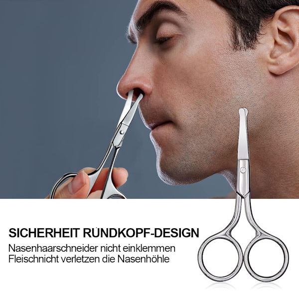 Premium handsmidd mustaschsax, 93,5 mm, silver