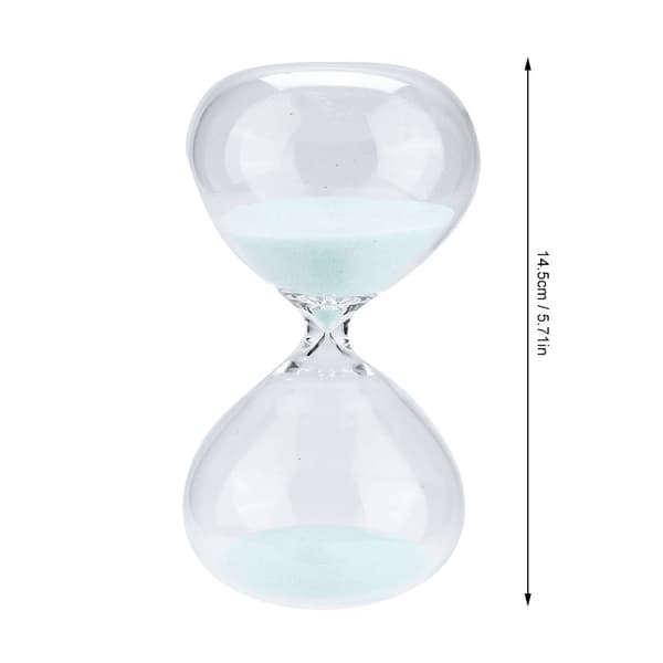 15 Minutter Sylinderformet Timeglass Sand Timer Sandglass