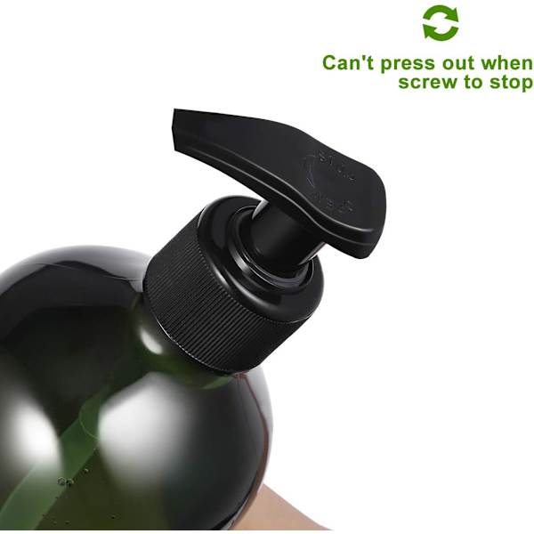 2 st Tomma Schampoflaskor Tvålpump Flaskor Lotion Pumpflaskor Behållare 500 ml