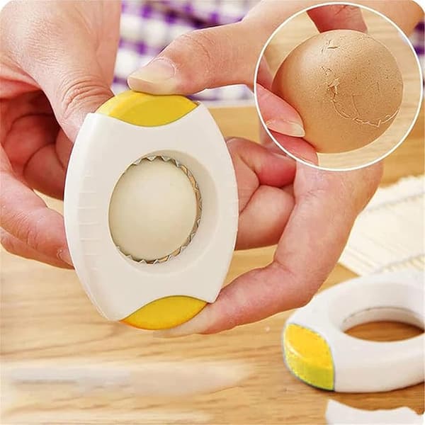 Multifunksjonell Eggkutter Kreativ Eggeskallåpner Skjærer Kjøkkenutstyr