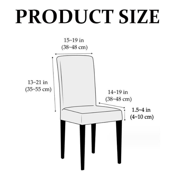 Stretch Solid Diamond Lattice Spisestoltrekk Slipcover Avtakbart Vaskbart