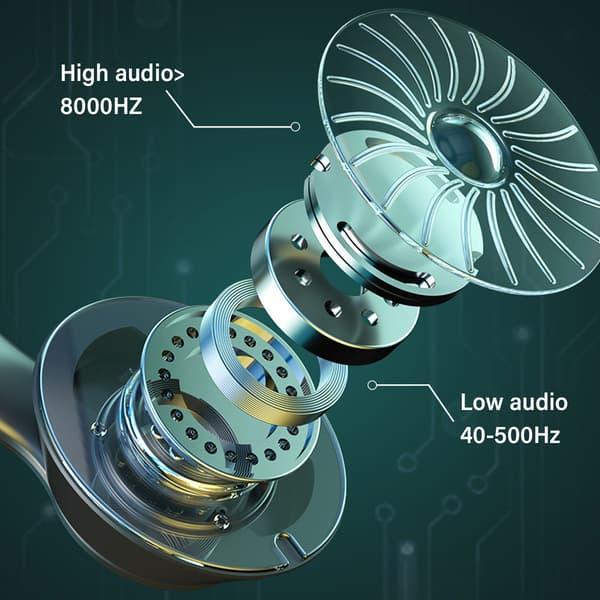 Trådlösa Bluetooth-hörlurar med brusreducering Over-Ear
