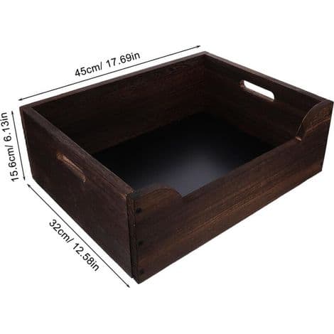 Stor bejdset trækattetoilet 45X32X155 CM til katte og