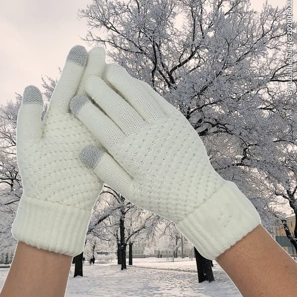 Handsker Dame Vinter Varme Touchscreen Vinterhandsker