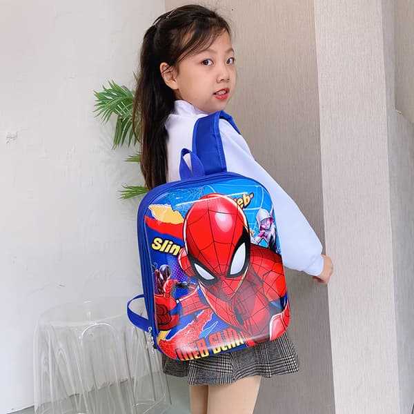Spider-Man Mini-ryggsekk for små gutter, 12 tommer (rød og blå)