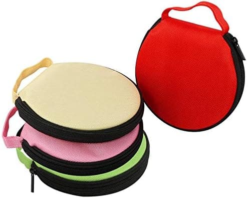 Disc Cd Dvd Taske Etui Tegnebog Opbevaring (Rød)